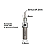 Escareador Reto Radix 8x3mm – Haste 9,5mm - Imagem 2