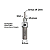 Escareador Cônico Radix 8x3mm – Haste 8mm Corte 45° - Imagem 1