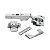 Dobradiça Blum CLIP Top BLUMOTION Perfil Baixo para Porta Fina - Imagem 1