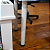 Pé Cilíndrico HARDT Branco 730 mm – Diâmetro 60 mm - Imagem 3
