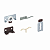 Kit Porta de Correr Hettich SL56 para 2 Portas – 40kg - Imagem 1