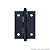 Dobradiça MR 3½" 5300 Latão Preto Fosco – Elegância Técnica e Resistência Superior - Imagem 1