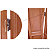 MRodrigues Dobradiça Porta Camarão 3.1/2" em Latão – Polido Envernizado - Imagem 4