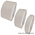 Fita de Borda Proadec Beige Matt Arauco 35 mm x 20 m – 2261V - Imagem 1