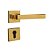 Fechadura Hafele Linha Essence Schiller Externa Inox Dourado - Imagem 1