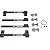 Kit Escamoteável Rivelato Ampio 650mm Embutir MDF De 15-20mm Para Altura de Porta 1500mm-2400mm - Imagem 1
