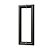 Puxador Duplo Italy Line IL4080 200mm Inox Preto Fosco - Imagem 1
