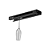 Porta Taça Master 95X25X390mm Preto Fosco - Imagem 2