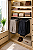 Calceiro Duplo Superior Extraível 645 x 90 x 470 mm – Preto Fosco - Imagem 2
