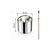 Puxador Ponto Cristal IL4430 Cromado 19mm – Italy Line - Imagem 2