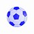 Puxador PVC IL5542 Bola De Futebol Azul 38mm – Italy Line - Imagem 1