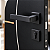 Fechadura Externa Magnética 1482 STV Preto Fosco Com Cilindro – Lock - Imagem 1