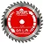 Disco de Serra Widea 7.1/8" 24 Dentes 20mm Worker - Imagem 1