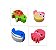 Kit com 4 mini borrachas - Animais (sortido) - Imagem 2