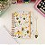 Caderno Universitário, Wire-o, Busy Bees, Folhas Decoradas. - Imagem 1