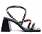 Sandalias Calçados Femininos Sandalia Divalentini Fem Salto Medio  474108789 - Imagem 1