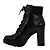 Bota Cano Curto Calçados Femininos Dakota Bota Fem Cano Curto Salto Alto G5731 - Imagem 2