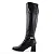 Bota Cano Longo Calçados Femininos Mississipi Bota Fem Cano Longo Salto Baixo Q8712 - Imagem 1