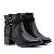 Bota Fem Comfortflex Cano Curto Salto Baixo 2392302 Preto - Imagem 2