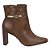 Bota Fem Luz Da Lua Cano Curto Salto Medio 80460003 Brush - Imagem 1