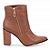 Bota Cano Curto Calçados Femininos Luz Da Lua Bota Fem Cano Curto Salto Medio 56515000 - Imagem 1