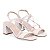 Sandalias Calçados Femininos Luz Da Lua Sandalia Fem Salto Medio 80070013 - Imagem 2