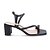 Sandalias Calçados Femininos Luz Da Lua Sandalia Fem Salto Medio 58330009 - Imagem 1