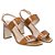 Sandalias Calçados Femininos Luz Da Lua Sandalia Fem Salto Alto  80430010 - Imagem 2