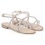 Sandalias Calçados Femininos Luz Da Lua Sandalia Fem 80150008 - Imagem 2