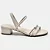 Sandalias Calçados Femininos Via Marte Sandalia Fem Salto Baixo 106007 - Imagem 1