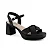 Comfortflex Sandalia Fem Salto Medio 2277402 Preto - Imagem 1