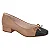 Sapatos Femininos Moleca Salto Baixo 5795102 Nude - Imagem 1