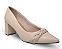 Sapatos Femininos Beira Rio Salto Medio 4241225 Creme - Imagem 1