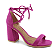 Ramarim Sandalia Fem Salto Medio 2241203 Pink - Imagem 1