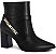 Bota Fem Ramarim Cano Curto Salto Medio 2568101 Preto - Imagem 1