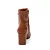 Via Marte Bota Fem Cano Curto Salto Baixo 236003 Caramelo - Imagem 3