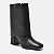 Via Marte Bota Fem Cano Longo Salto Medio 248005 Preto - Imagem 1