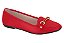Sapatilha Fem Moleca 5729127 Vermelho - Imagem 1