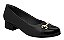Sapato Fem Piccadilly  Salto Baixo 145053 Preto - Imagem 1