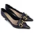 Sapato Fem Cecconello  Salto Alto 2632002 Cafe - Imagem 2