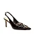 Sapato Fem Cecconello Salto Medio 2658001 Preto - Imagem 3