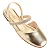 Sapato Fem Beira Rio 4323101 Dourado - Imagem 1