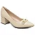 Sapato Fem Lightgel  Salto Medio 5970020 Cream - Imagem 1