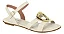 Beira Rio Sandalia Fem 8367872 Branco Off - Imagem 1