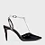 Carrano Sandalia Fem Salto Medio 195182 Verniz Preto - Imagem 1