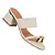 Tamanco Fem Vizzano  Salto Medio 6428148 Branco Off - Imagem 2