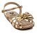 Molekinha Sandalia Fem 2114282 Dourado - Imagem 1