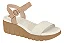 Moleca Sandalia Fem Salto Baixo 5536100 Branco Off - Imagem 1