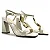 Via Marte Sandalia Fem Salto Alto  150015 Marfim - Imagem 2