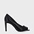 Sapato Fem Luz Da Lua  Salto Alto 80870002 Preto - Imagem 1